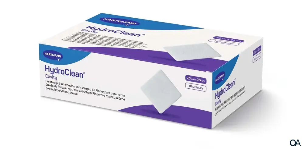 HydroClean® Cavity hydroaktive Wundauflagen steril, 7,5 x 7,5 cm