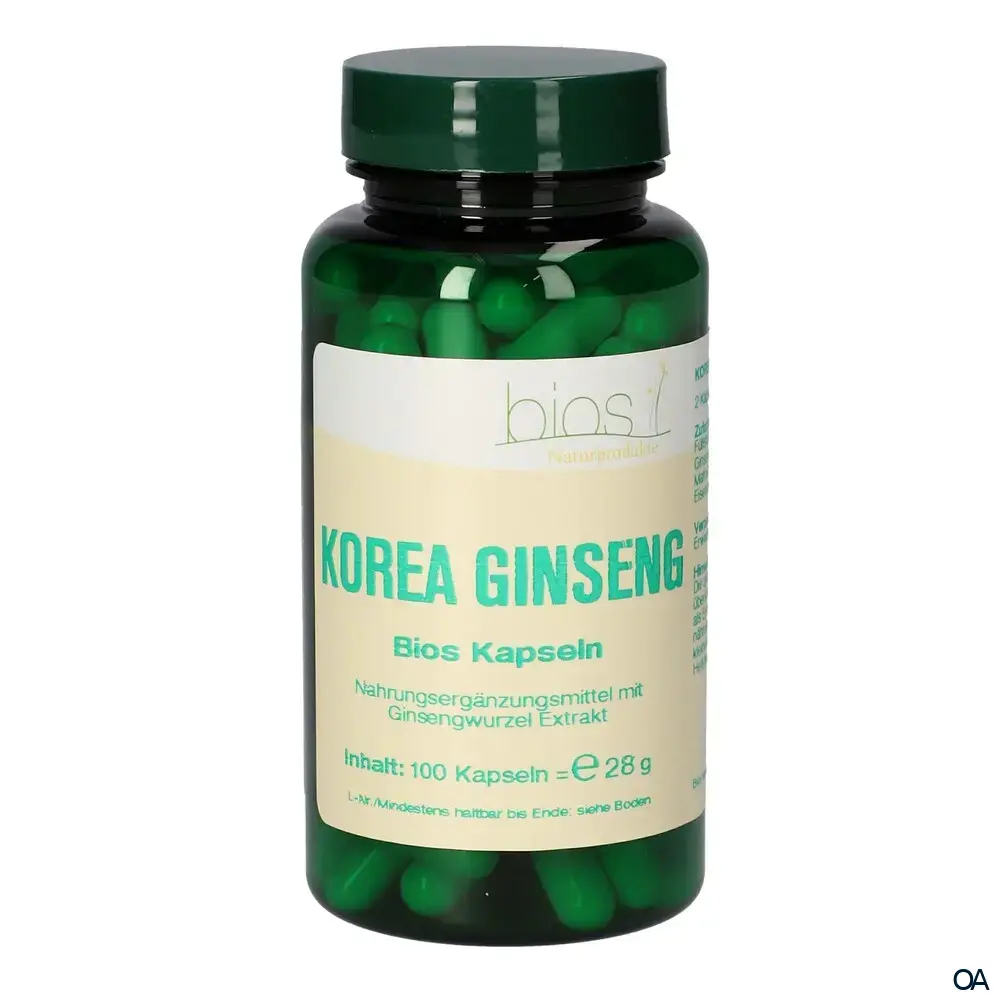 Bios Korea Ginseng Kapseln Bios Korea Ginseng Kapseln