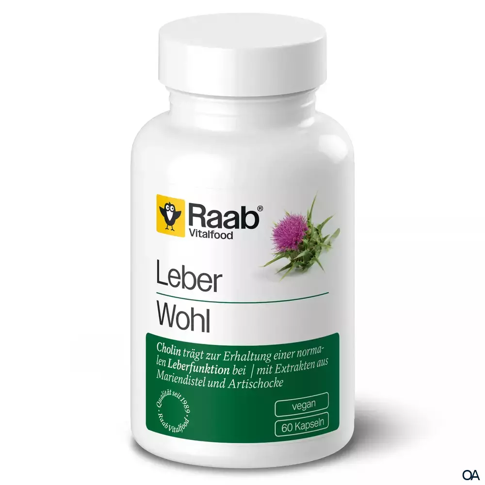 Raab® Vitalfood Leberwohl Kapseln