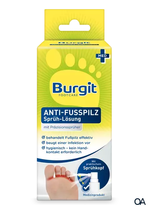 Burgit Footcare Anti-Fußpilz Sprüh-Lösung Burgit Footcare Anti-Fußpilz Sprüh-Lösung