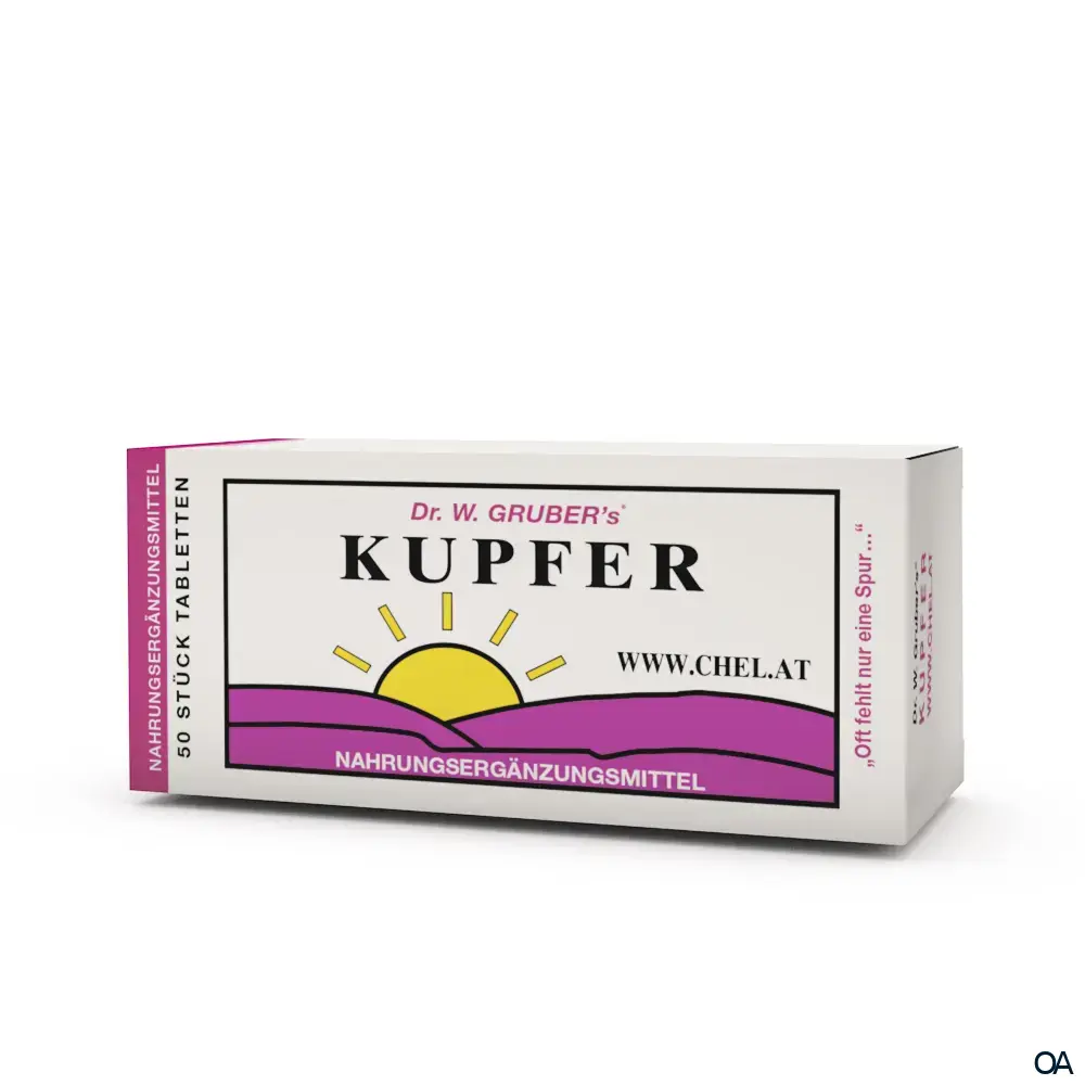 Dr. W. Gruber’s® Kupfer Chelat Tabletten Dr. W. Gruber’s® Kupfer Chelat Tabletten