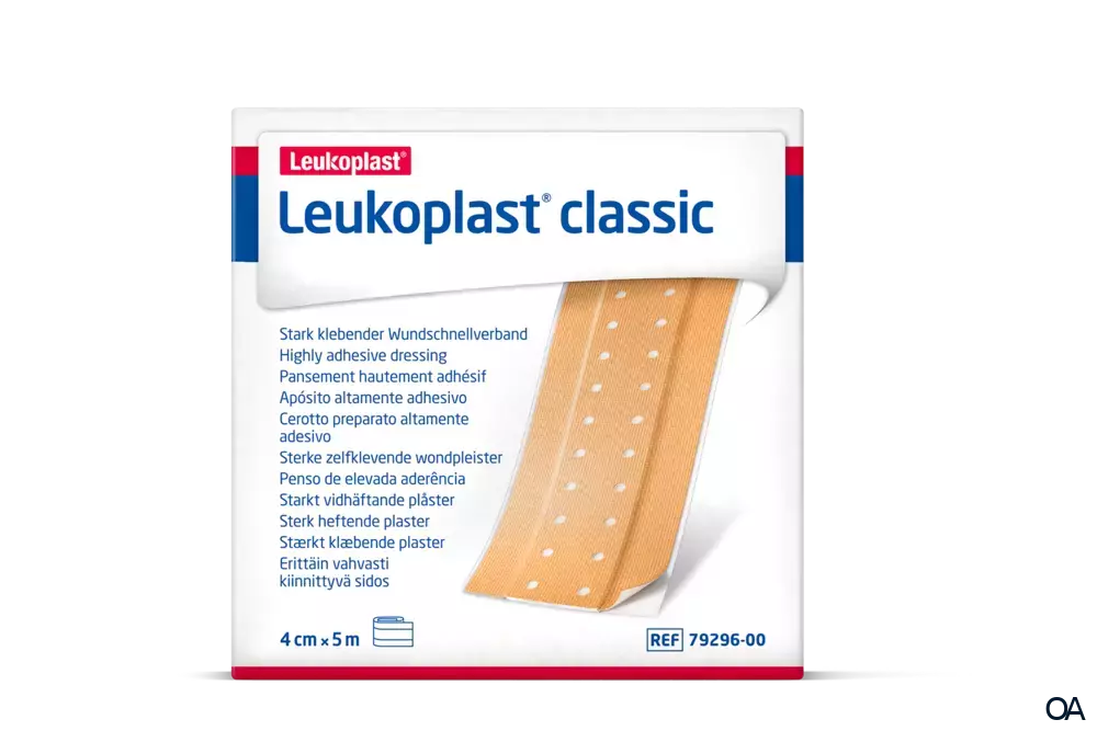 Leukoplast® Classic Wundschnellverband unsteril 4 cm x 5 m