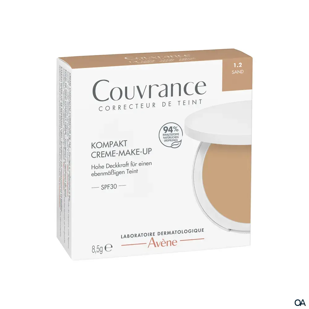 Avene Couvrance Kompakt Creme-Make-up 1.2 Sand - LSF 30 Avene Couvrance Kompakt Creme-Make-up 1.2 Sand - LSF 30