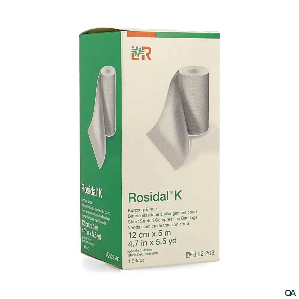 Rosidal® K (kräftig) Kurzzugbinde 12 cm x 5 m