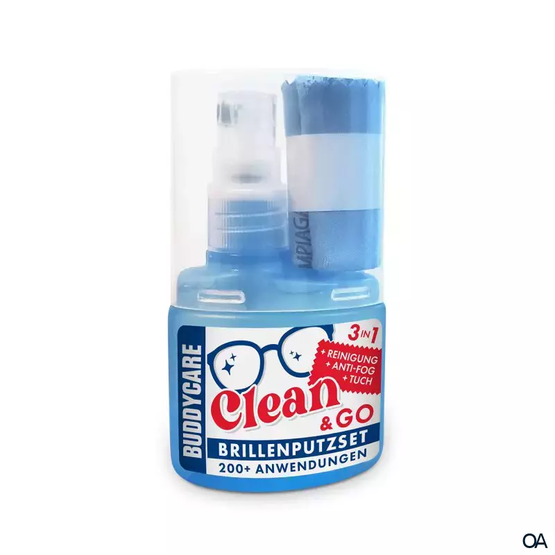BUDDYCARE Clean and Go - Brillenputzset