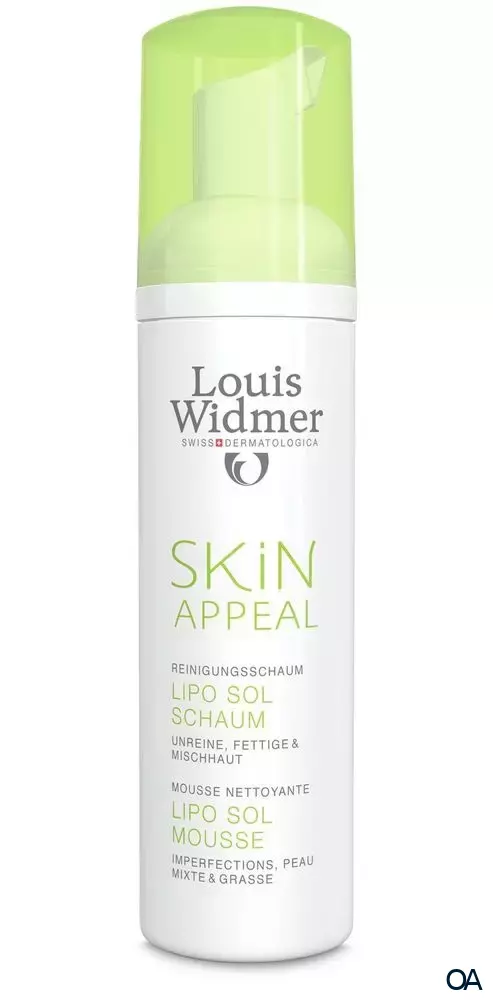 Louis Widmer Skin Appeal Lipo Sol Schaum ohne Parfüm Louis Widmer Skin Appeal Lipo Sol Schaum ohne Parfüm