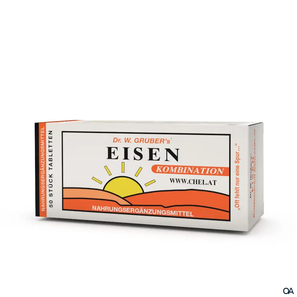 Dr. W. Gruber’s® Eisen Kombination Chelat Tabletten Dr. W. Gruber’s® Eisen Kombination Chelat Tabletten