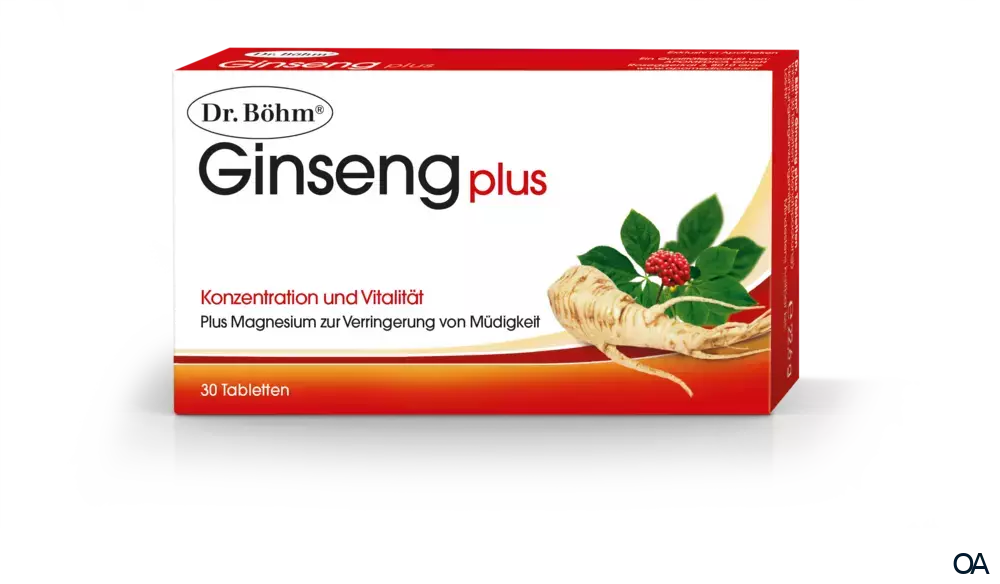 Dr. Böhm® Ginseng plus Tabletten Dr. Böhm® Ginseng plus Tabletten