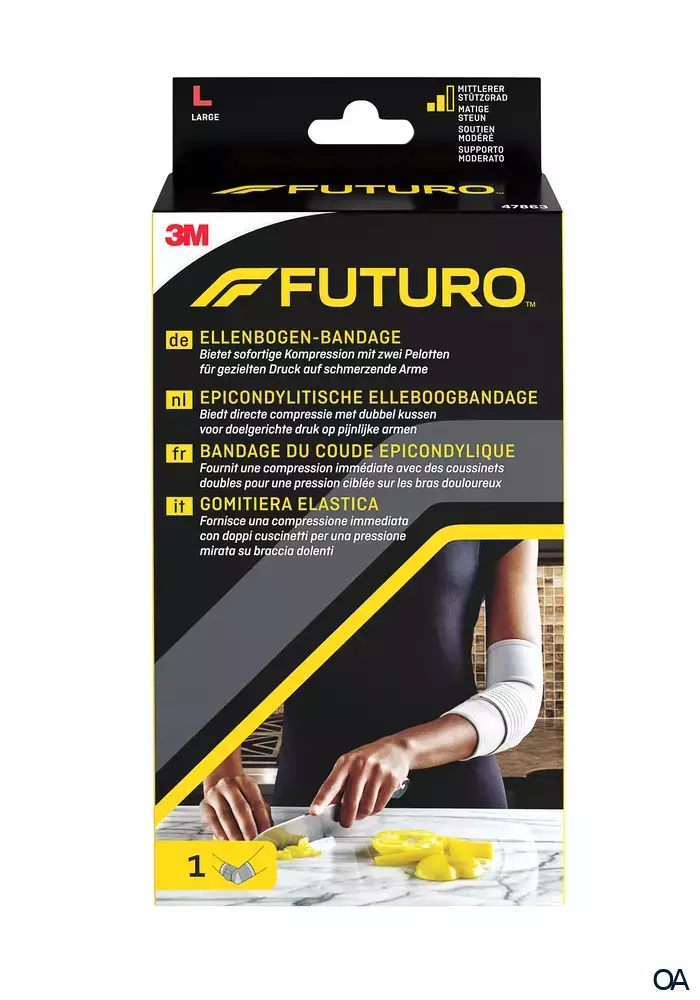 3M FUTURO™ Ellenbogen-Bandage 47863, L (27.9 - 30.5 cm) 3M FUTURO™ Ellenbogen-Bandage 47863, L (27.9 - 30.5 cm)