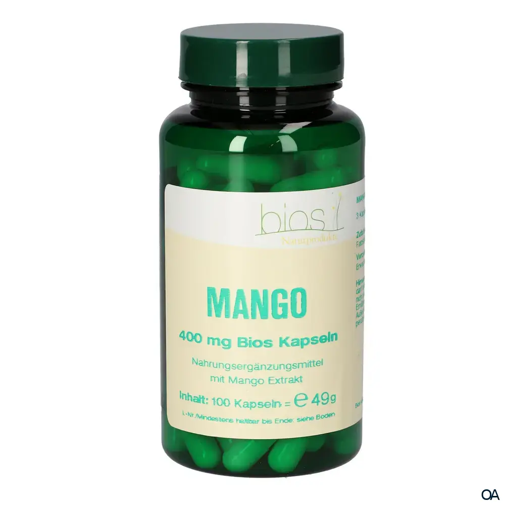 Bios Mango 400 mg Kapseln Bios Mango 400 mg Kapseln
