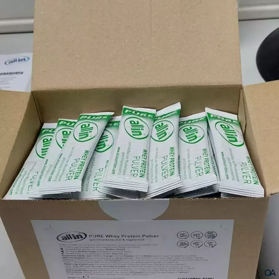 all in® PURE WHEY Protein Pulver Sticks 5 g all in® PURE WHEY Protein Pulver Sticks 5 g