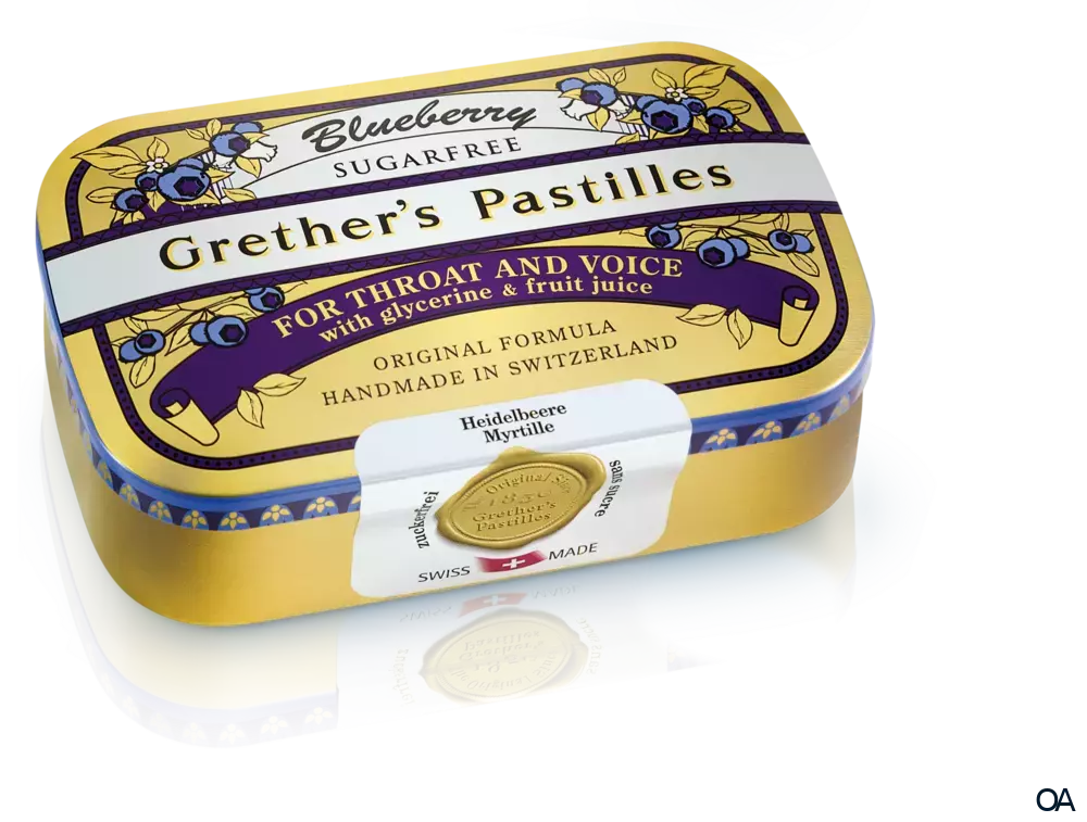 Grether’s Pastilles Blueberry zuckerfrei