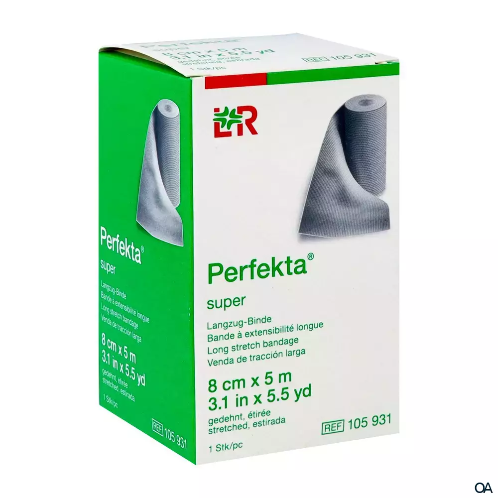 Perfekta® Super Langzugbinde 8 cm x 5 m