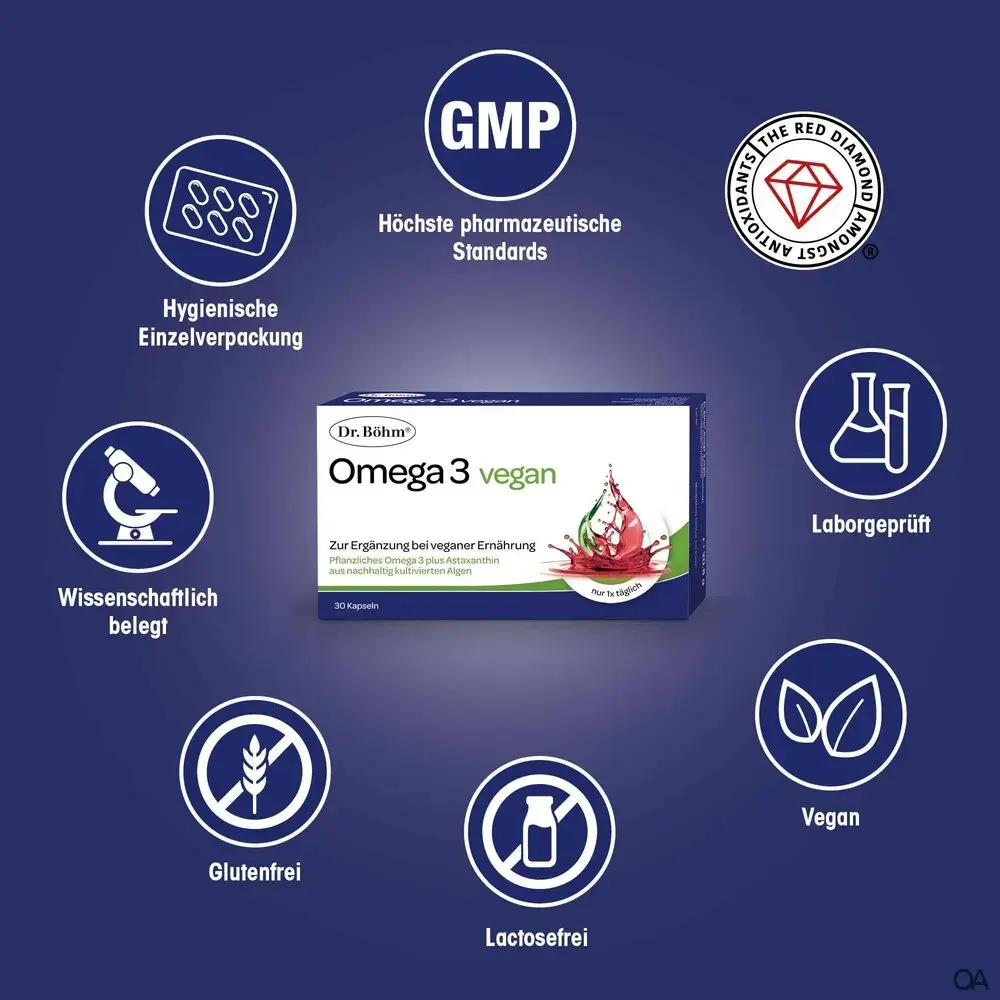 Dr. Böhm® Omega 3 vegan Kapseln