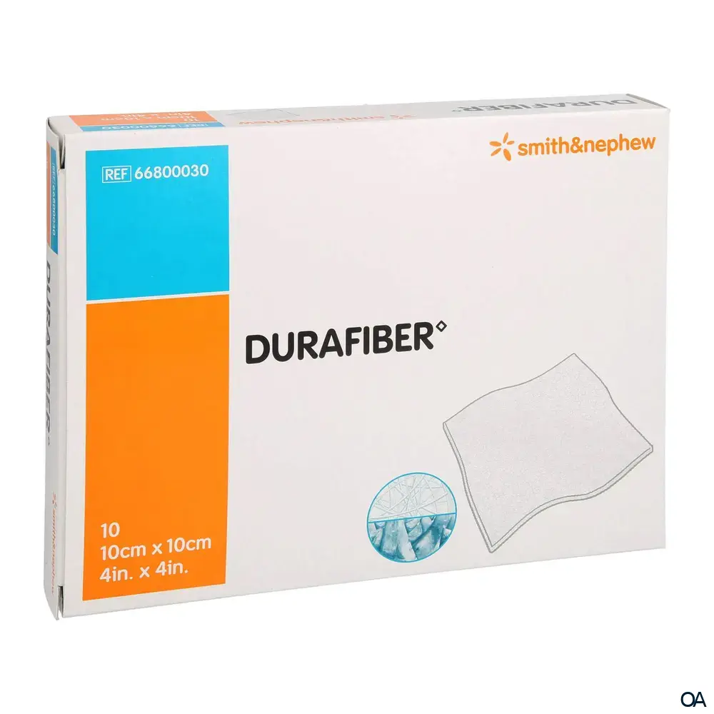 DURAFIBER Gelbildende Wundauflage steril 10 x 10 cm