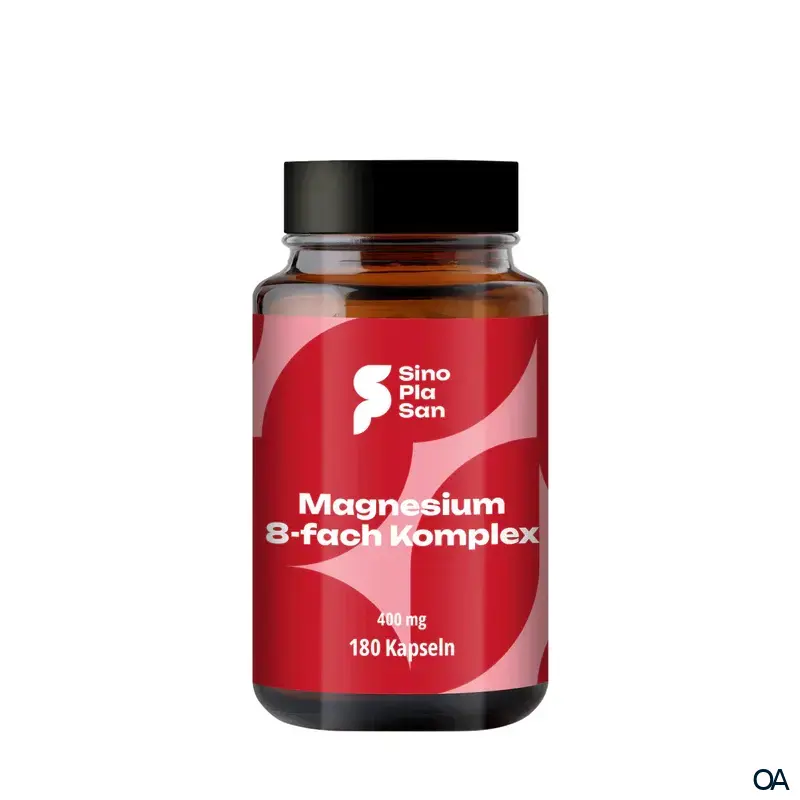 SinoPlaSan Magnesium 8-fach Komplex 400 mg Kapseln