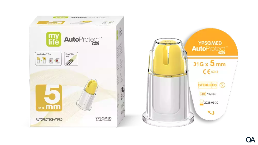 mylife AutoProtect PRO Sicherheits-Pen-Nadel 5 mm | 31G / 0.25 mm