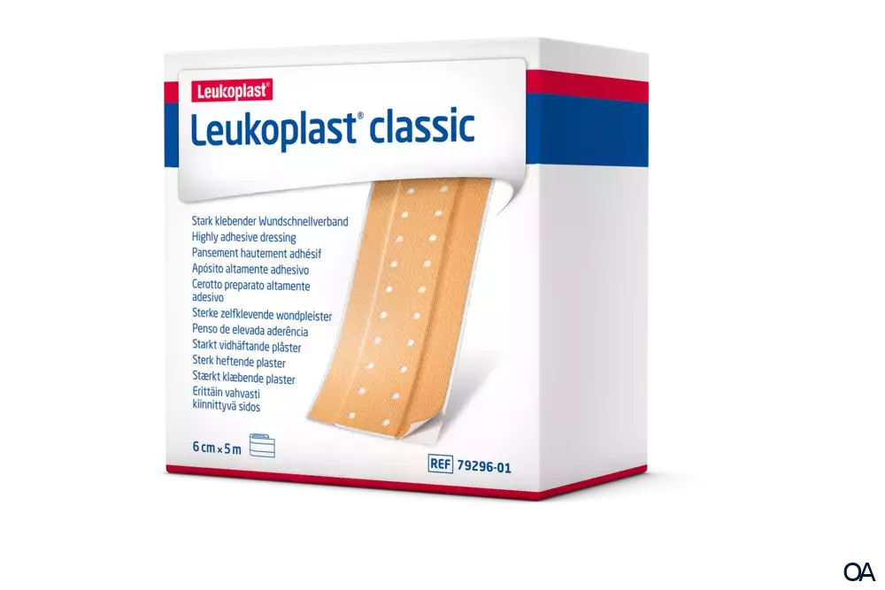 Leukoplast® Classic Wundschnellverband unsteril 6 cm x 5 m