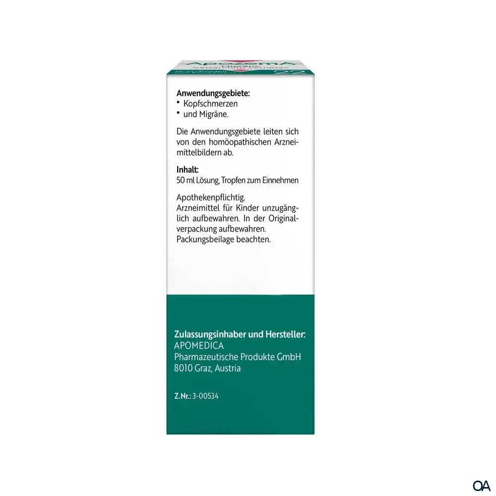 Apozema® Migräne Gelsemium complex Nr. 22 Tropfen zum Einnehmen