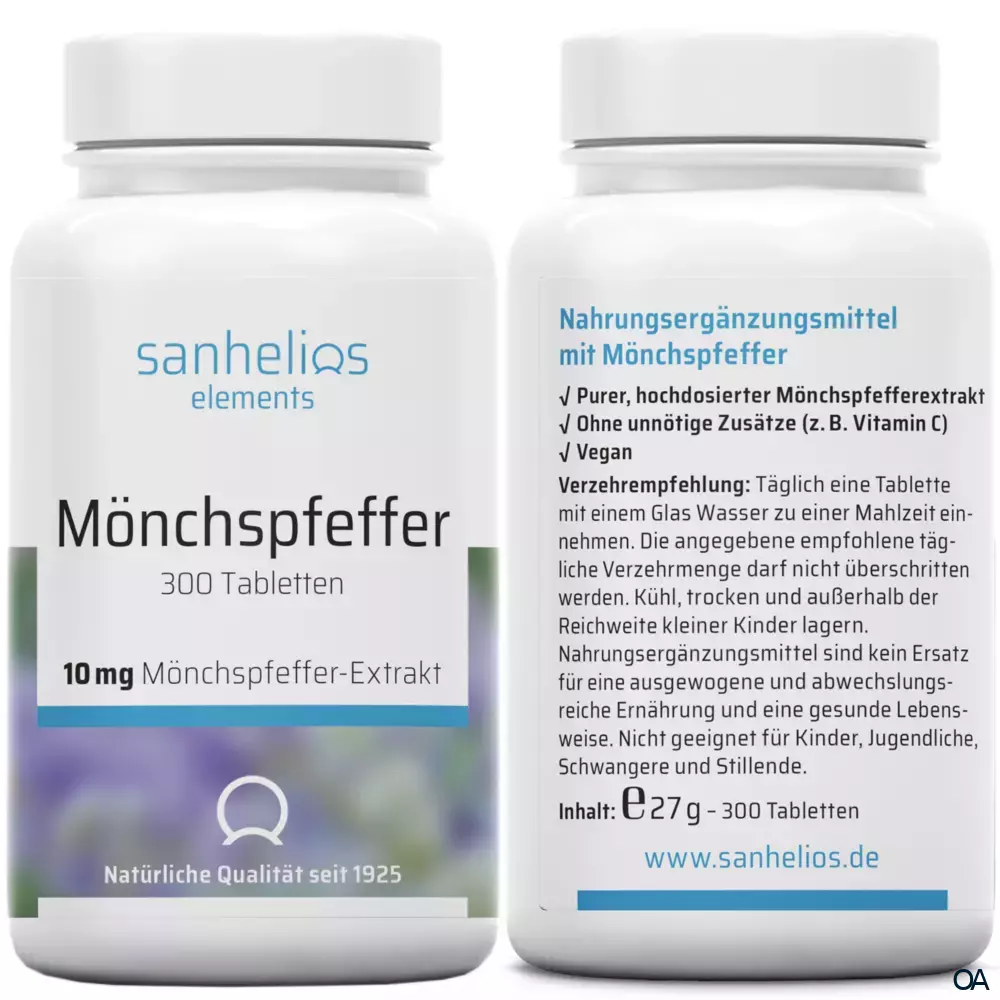 Sanhelios Mönchspfeffer 10 mg Tabletten Sanhelios Mönchspfeffer 10 mg Tabletten