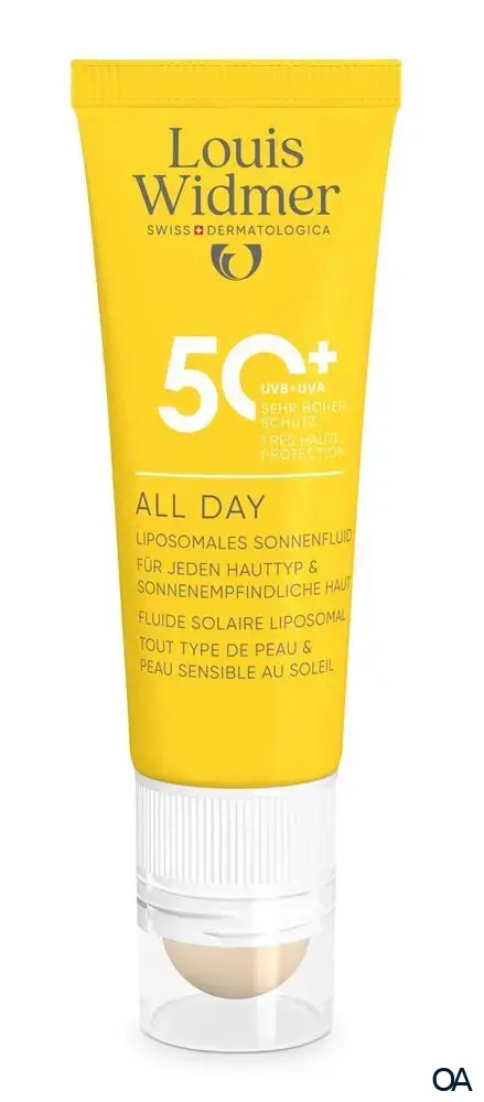 Louis Widmer suncare All Day 50+ mit Lippenpflege Stift 50+ - leicht parfümiert Louis Widmer suncare All Day 50+ mit Lippenpflege Stift 50+ - leicht parfümiert