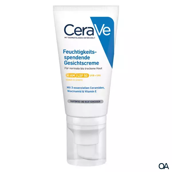 CeraVe Feuchtigkeitsspendende Gesichtscreme LSF 50 CeraVe Feuchtigkeitsspendende Gesichtscreme LSF 50