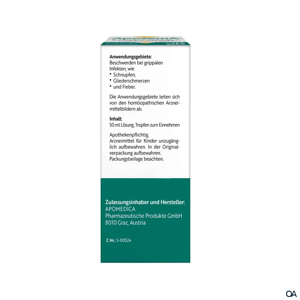 Apozema® Schnupfen und Grippe Aconitum complex Nr. 28 Tropfen zum Einnehmen