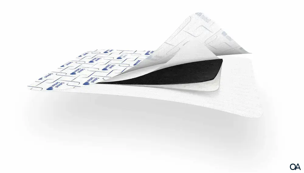 Cutimed® Sorbion® Carbon+ geruchsbindender superabsorbierender Wundverband steril 25 x 25 cm
