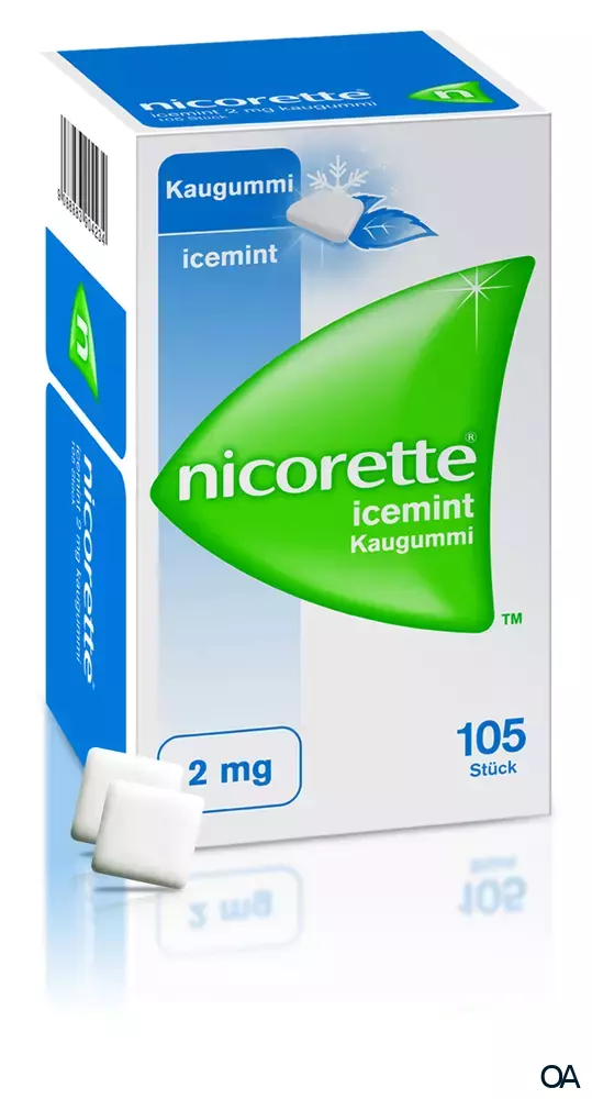 Nicorette® Icemint 2 mg - Kaugummi zur Raucherentwöhnung