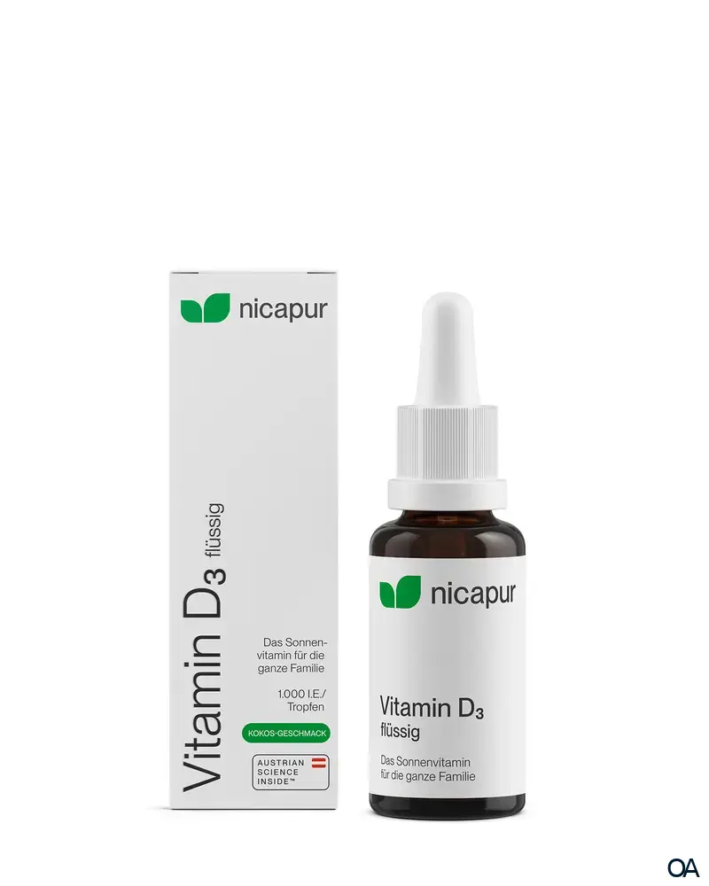 NICApur Vitamin D3 flüssig Tropfen