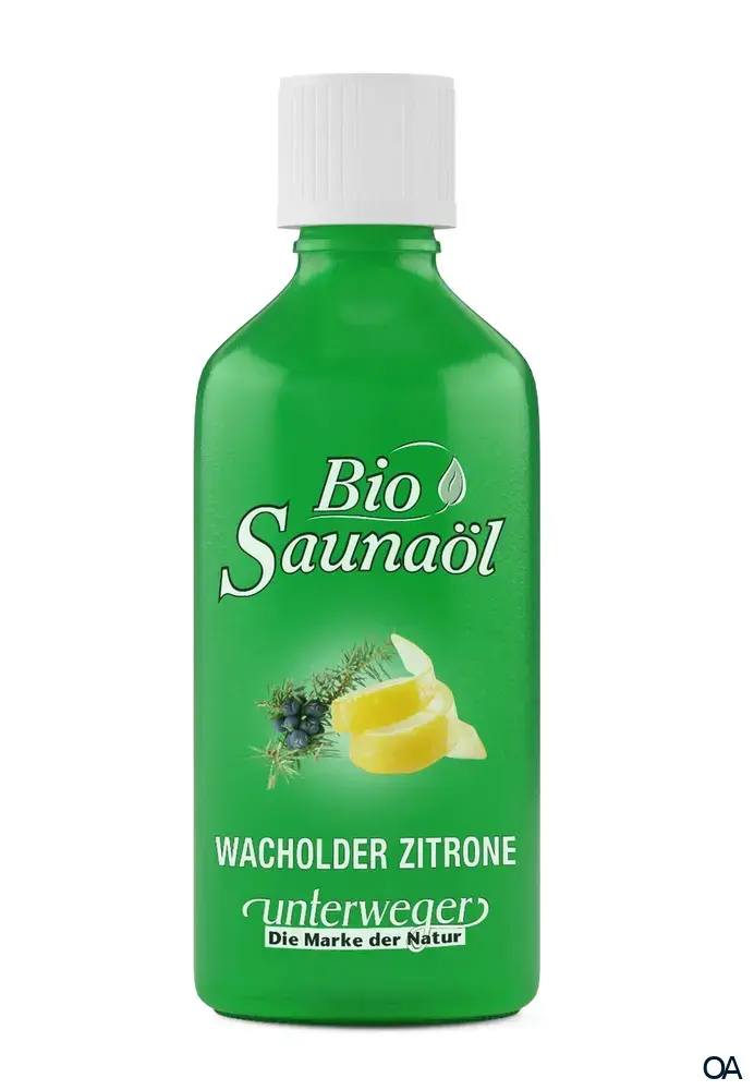 Unterweger Bio Saunaöl Wacholder Zitrone