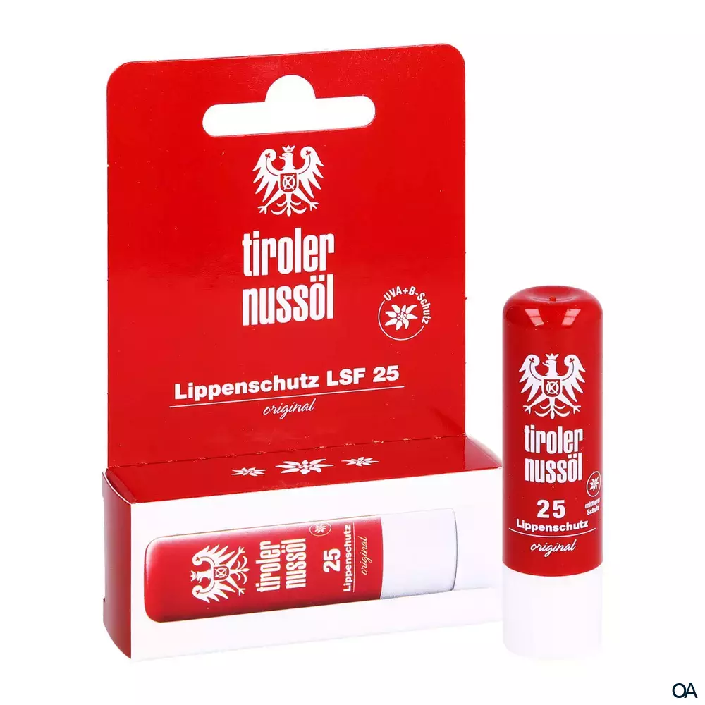 Tiroler Nussöl Original Lippenschutz Stift LSF 25