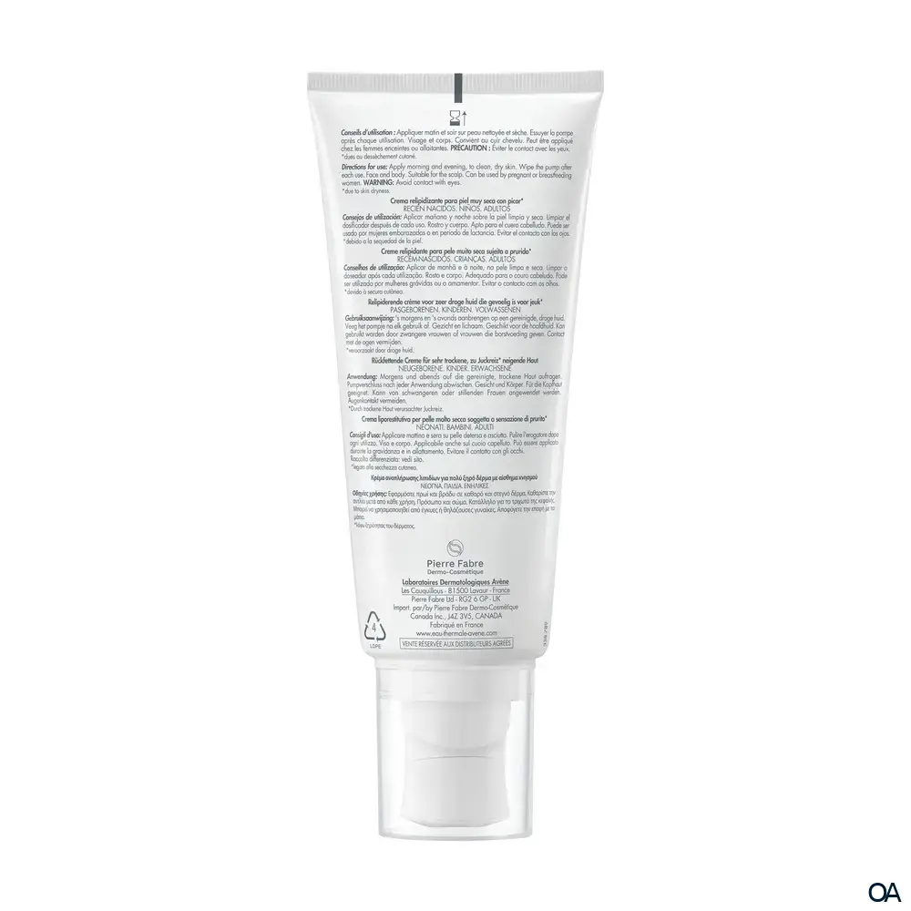 Avène XeraCalm A.D Rückfettende Creme