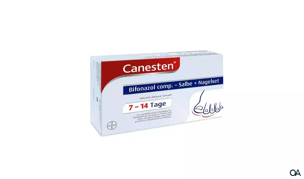 Canesten® Bifonazol comp. – Salbe + Nagelset Canesten® Bifonazol comp. – Salbe + Nagelset