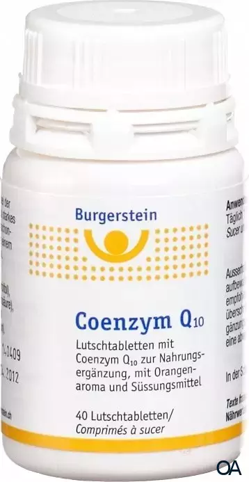 Burgerstein Coenzym Q10 50mg Lutschtabletten Burgerstein Coenzym Q10 50mg Lutschtabletten