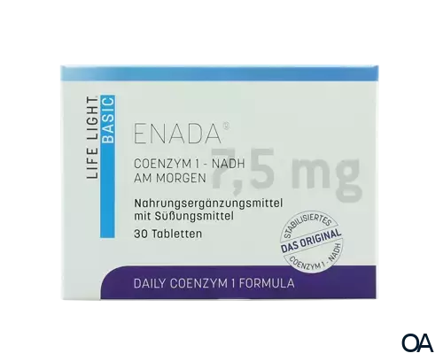 Life Light Basic ENADA Coenzym1 (NADH) 7,5 mg Tabletten Life Light Basic ENADA Coenzym1 (NADH) 7,5 mg Tabletten