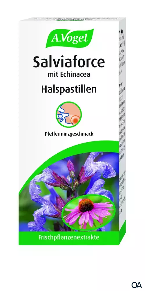 A.Vogel Salviaforce mit Echinacea Halspastillen A.Vogel Salviaforce mit Echinacea Halspastillen