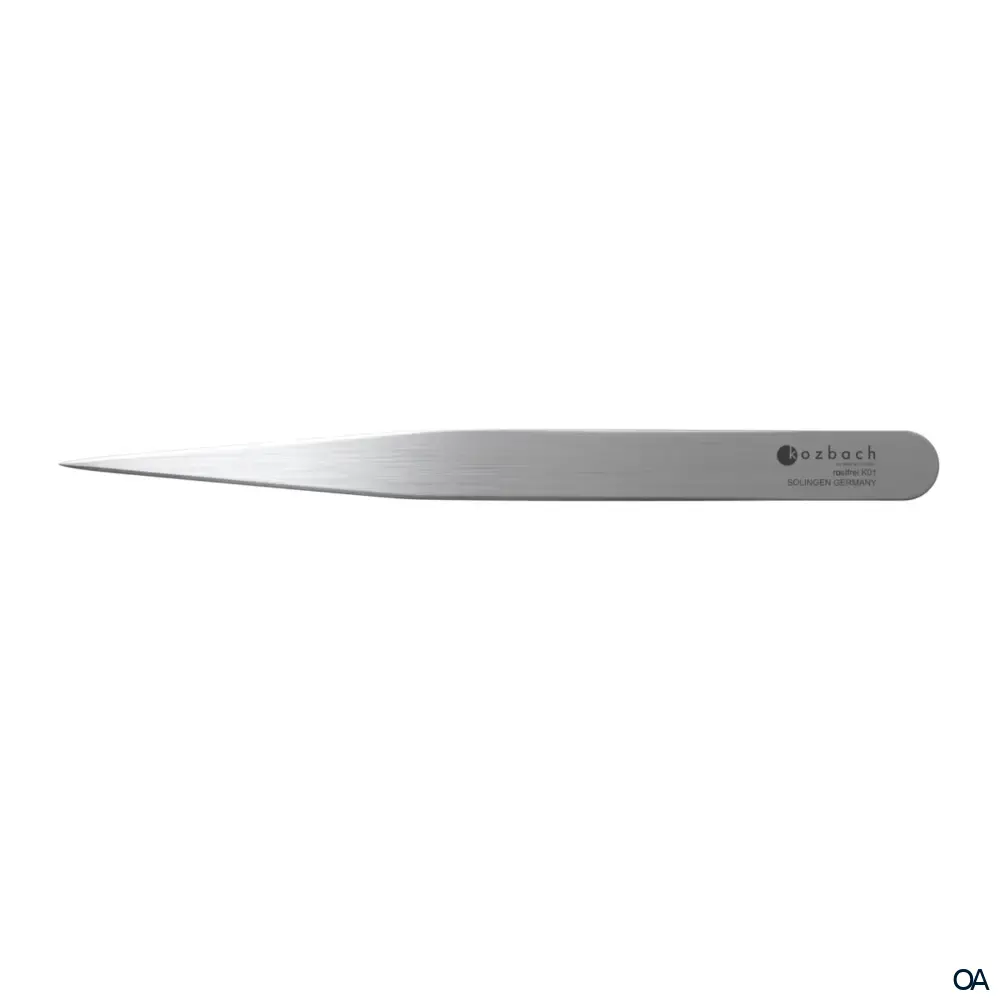 Kozbach Pharma SPR1 Splitterpinzette spitz, rostfrei, 11 cm