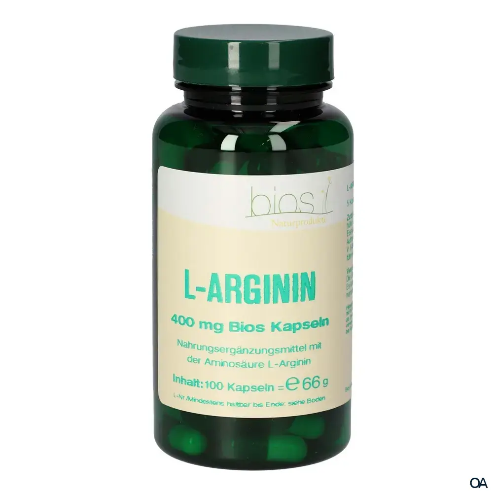 Bios L-Arginin 400 mg Kapseln