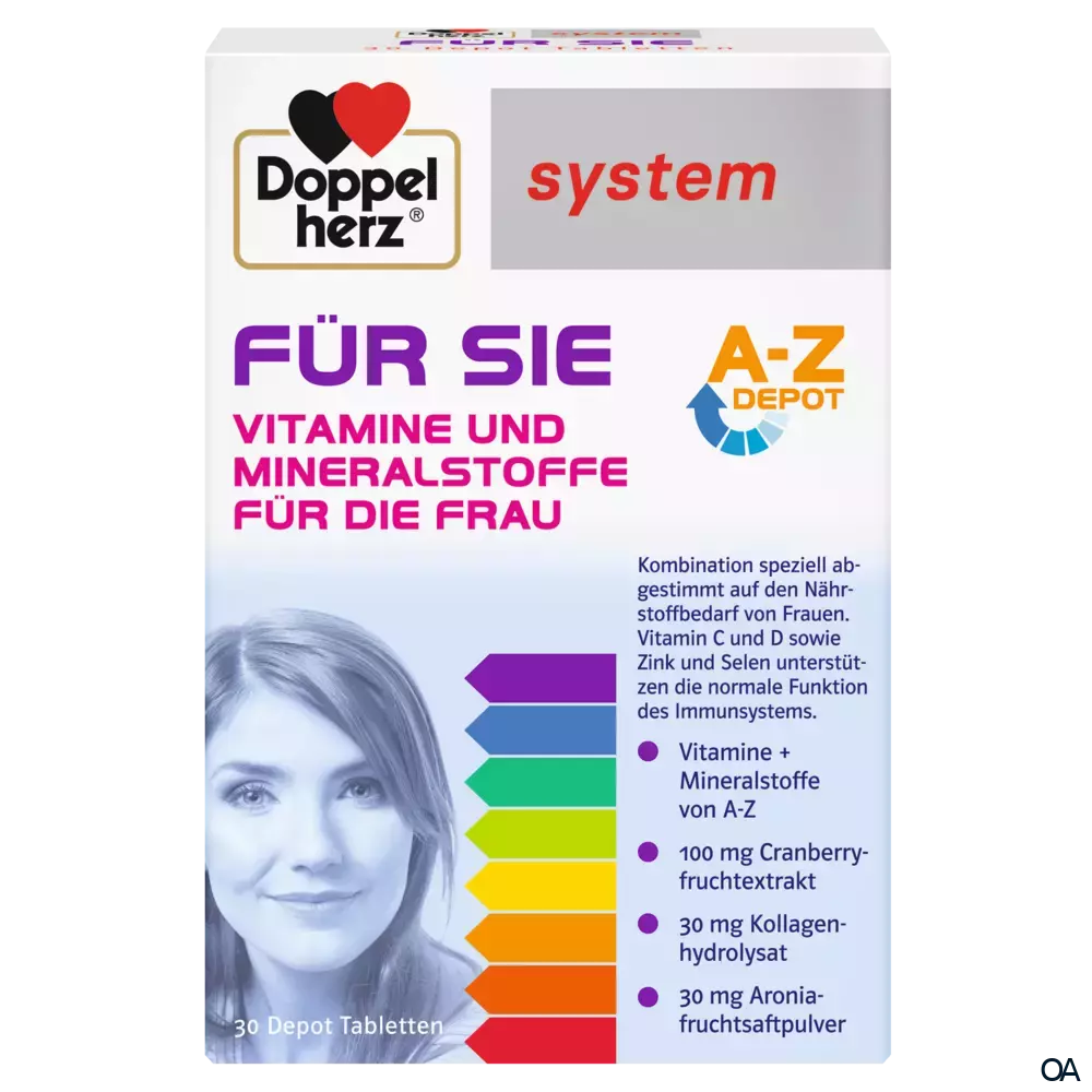 Doppelherz system Für Sie Depot-Tabletten Doppelherz system Für Sie Depot-Tabletten
