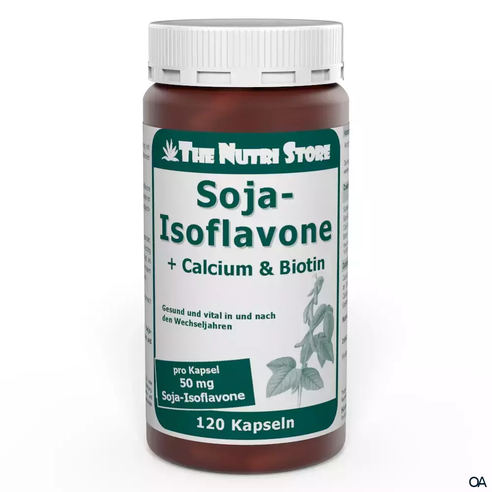 The Nutri Store Soja Isoflavone + Calcium + Biotin Kapseln The Nutri Store Soja Isoflavone + Calcium + Biotin Kapseln