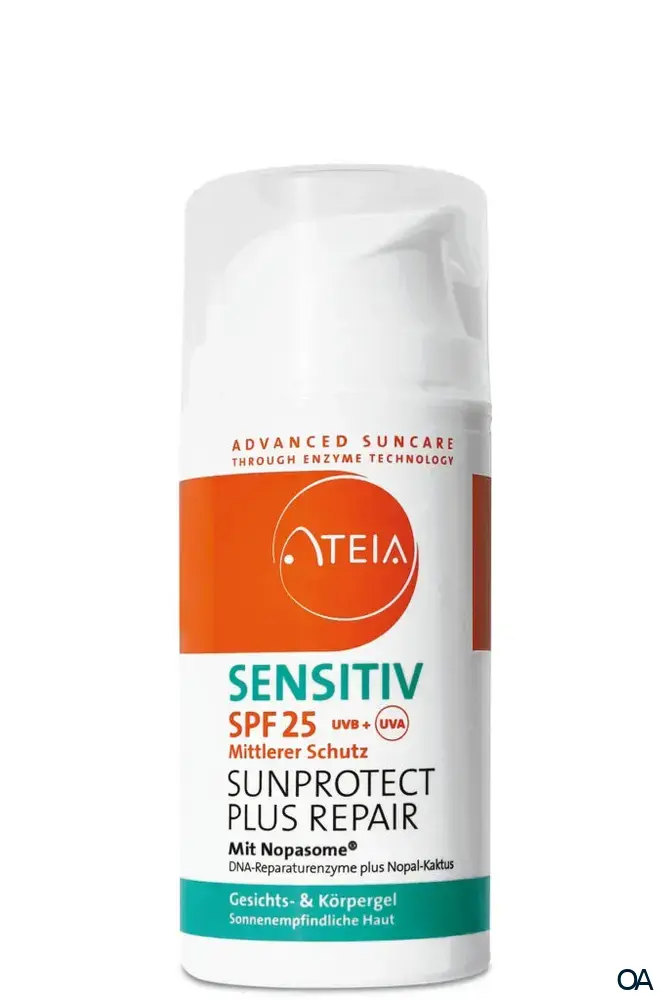 ATEIA® SPF 25 Sensitiv SUNPROTECT PLUS REPAIR Gesicht & Körper Gel