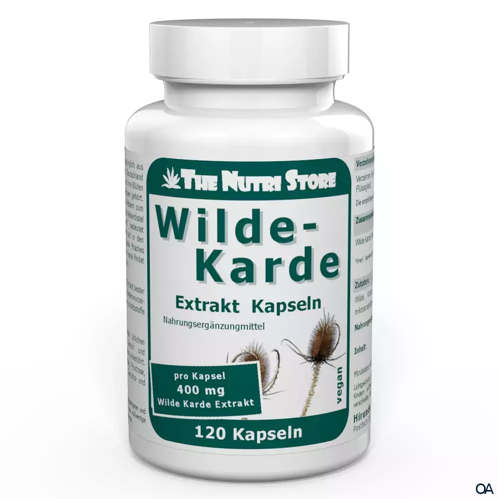 The Nutri Store Wilde Karde Extrakt Kapseln
