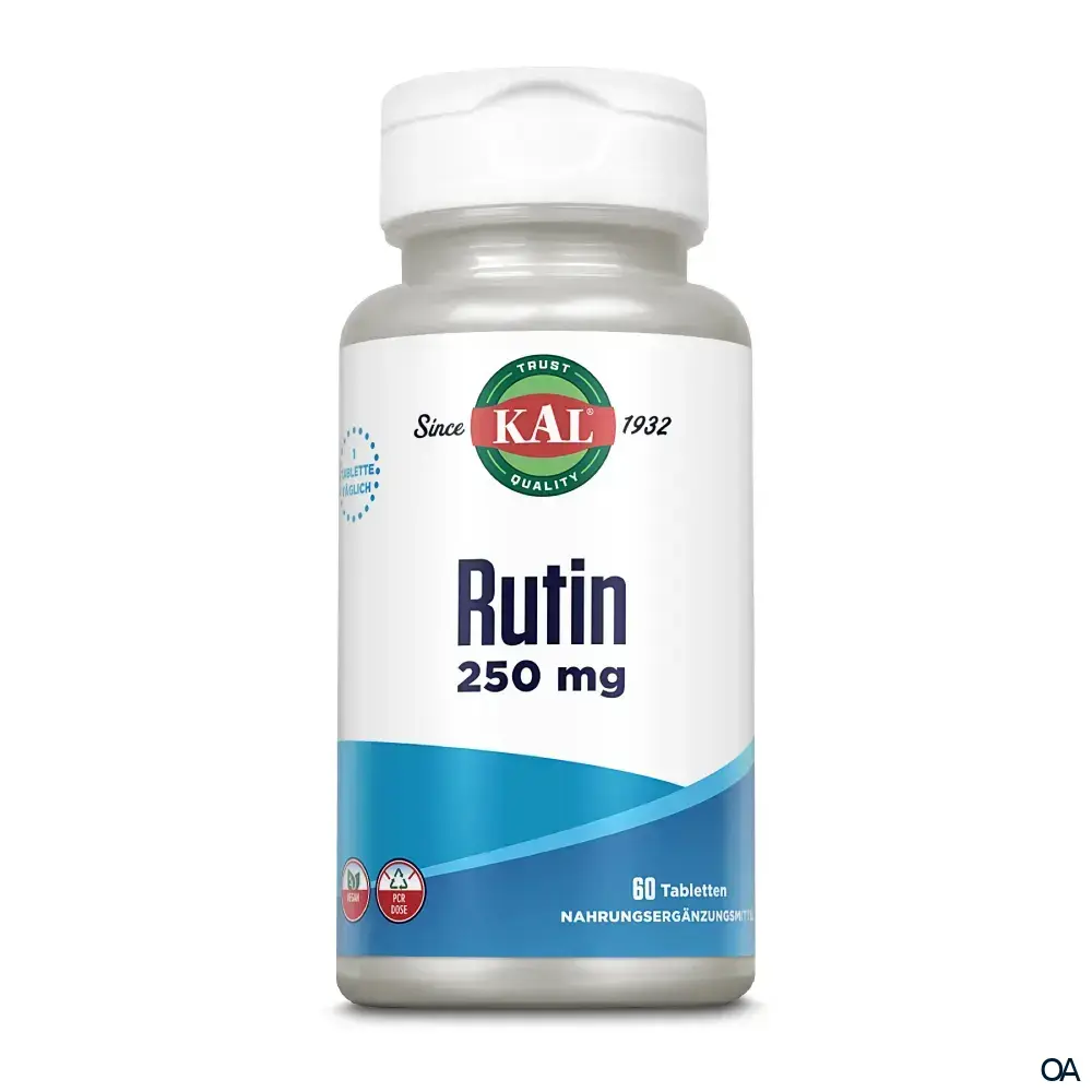 KAL Rutin 250 mg Tabletten KAL Rutin 250 mg Tabletten