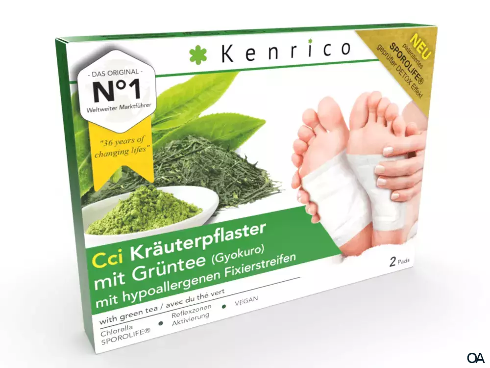 Kenrico Cci Kräuterpflaster mit Grüntee (Gyokuro) Kenrico Cci Kräuterpflaster mit Grüntee (Gyokuro)
