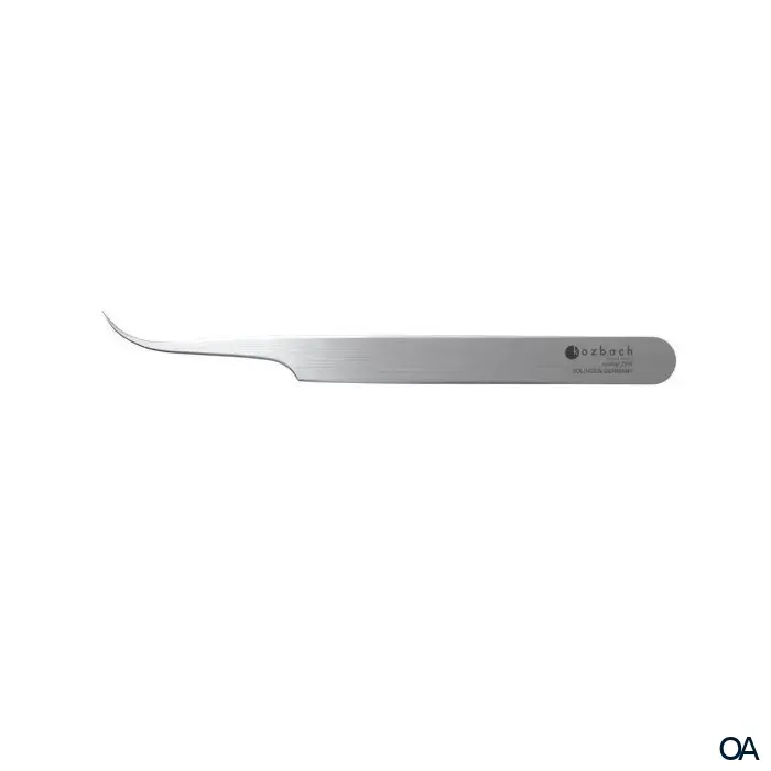 Kozbach Pharma ZPR Zecken Pinzette gebogen, rostfrei