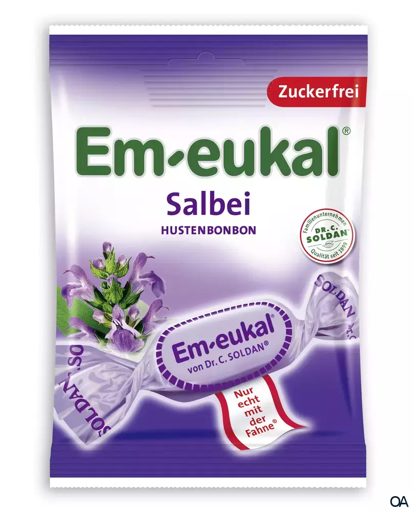 Em-eukal Salbei Hustenbonbons, zuckerfrei Em-eukal Salbei Hustenbonbons, zuckerfrei