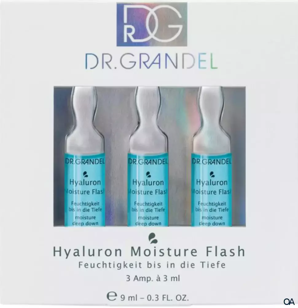 DR. GRANDEL Professional Hyaluron Moisture Flash Ampulle 3x3ml DR. GRANDEL Professional Hyaluron Moisture Flash Ampulle 3x3ml