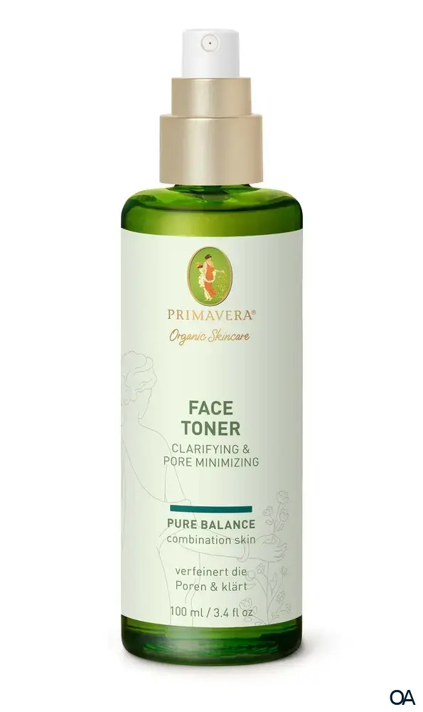 Primavera Pure Balance Face Toner - Clarifying & Pore Minimizing Spray