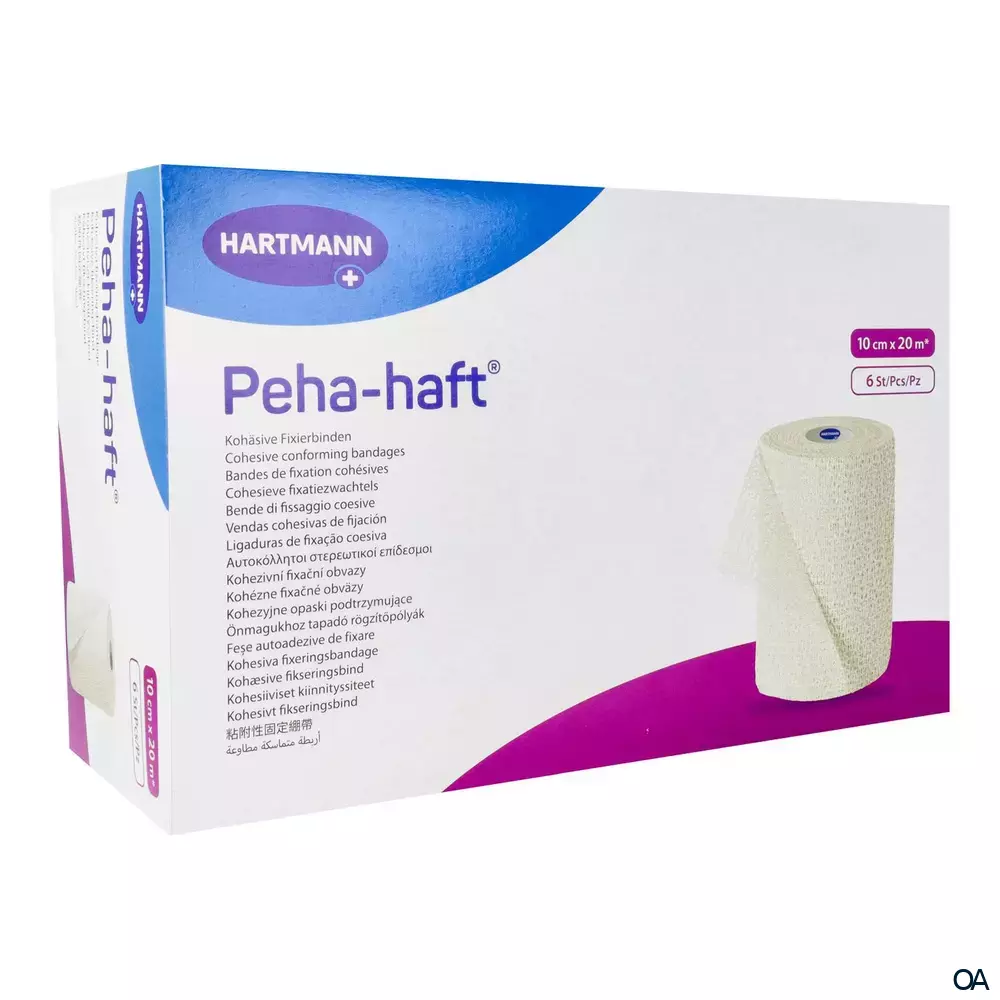Peha-haft® latexfrei kohäsive Fixierbinde 10 cm x 20 m